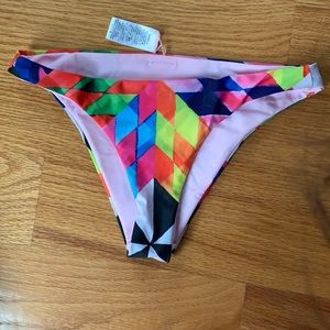 Mara Hoffman bikini print bottom only. Size Small